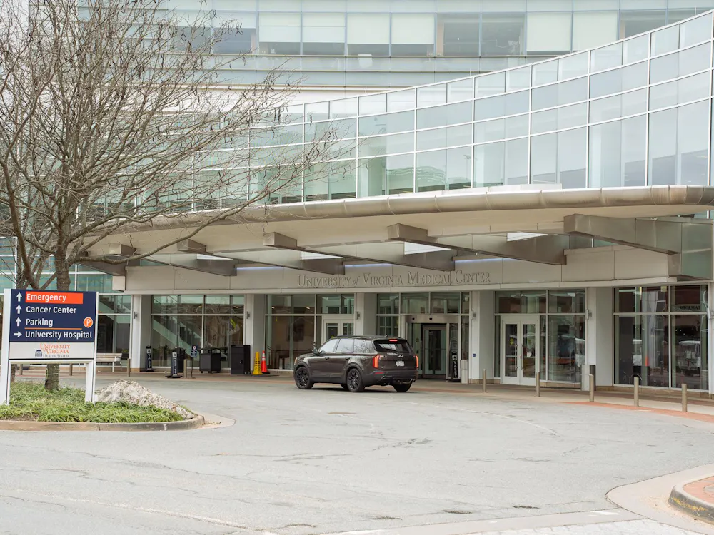 University of Virginia Medical Center, photographed Feb. 2, 2025.