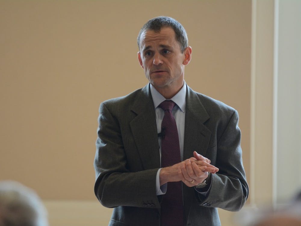 University President Jim Ryan said he isn't sure about potential legal challenges associated with mandating a living wage for contracted employees.