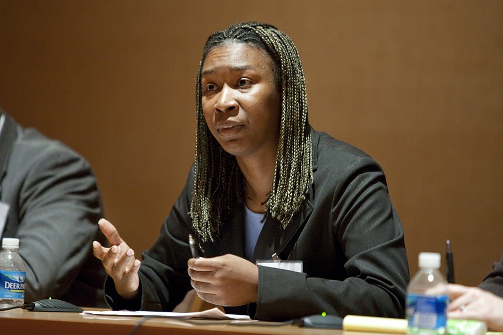 Professor Harold spoke on a wide variety of topics at the meeting ranging from affordable education to racial equality across Grounds.