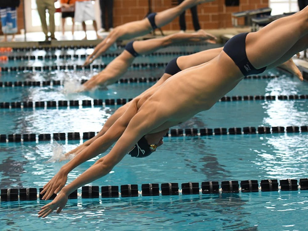 Senior Austin Quinn hopes his team can continue its momentum in North Carolina this weekend.