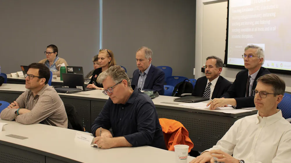 The full Faculty Senate met Friday.