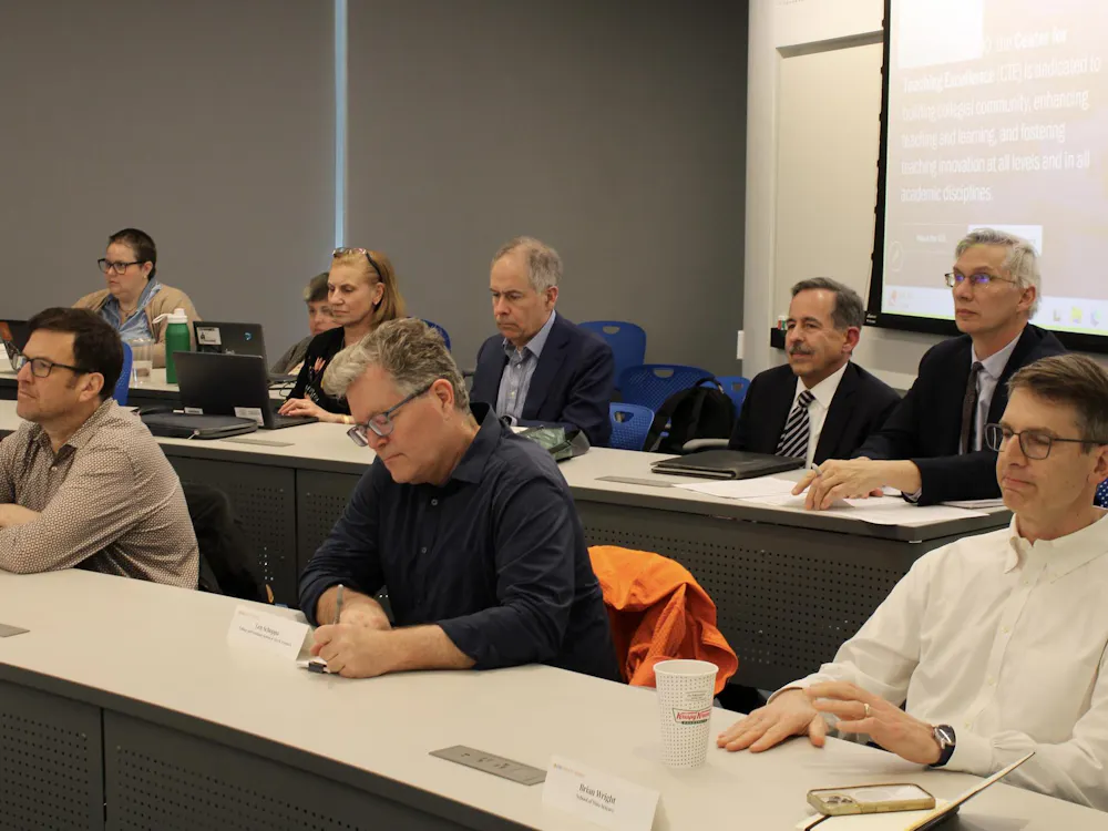 The full Faculty Senate met Friday.