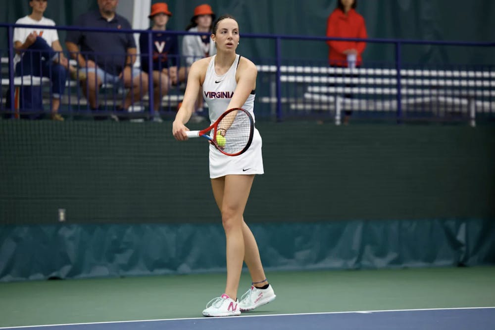 <p>Senior Sara Ziodato clinched the victory for Virginia in both matches. Her victory against Princeton sophomore Eva Elbaz was her 30th singles victory of the year.</p>