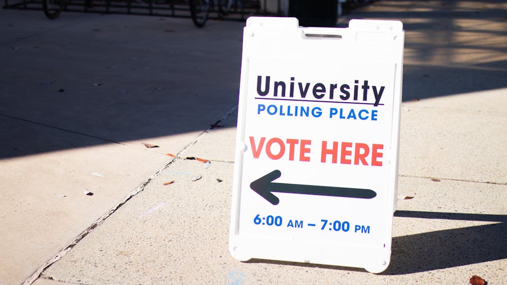 Students living on and around Grounds voted at a variety of locations, including Slaughter Recreation Center, Alumni Hall and Venable Elementary.&nbsp;