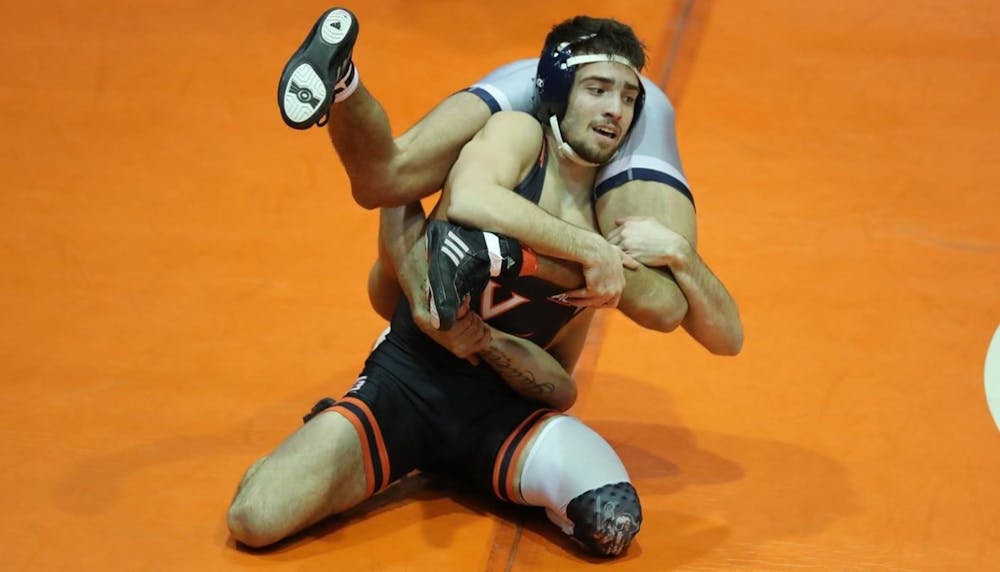 <p>Virginia dominated Duke Friday night, winning its first five bouts with ease.</p>