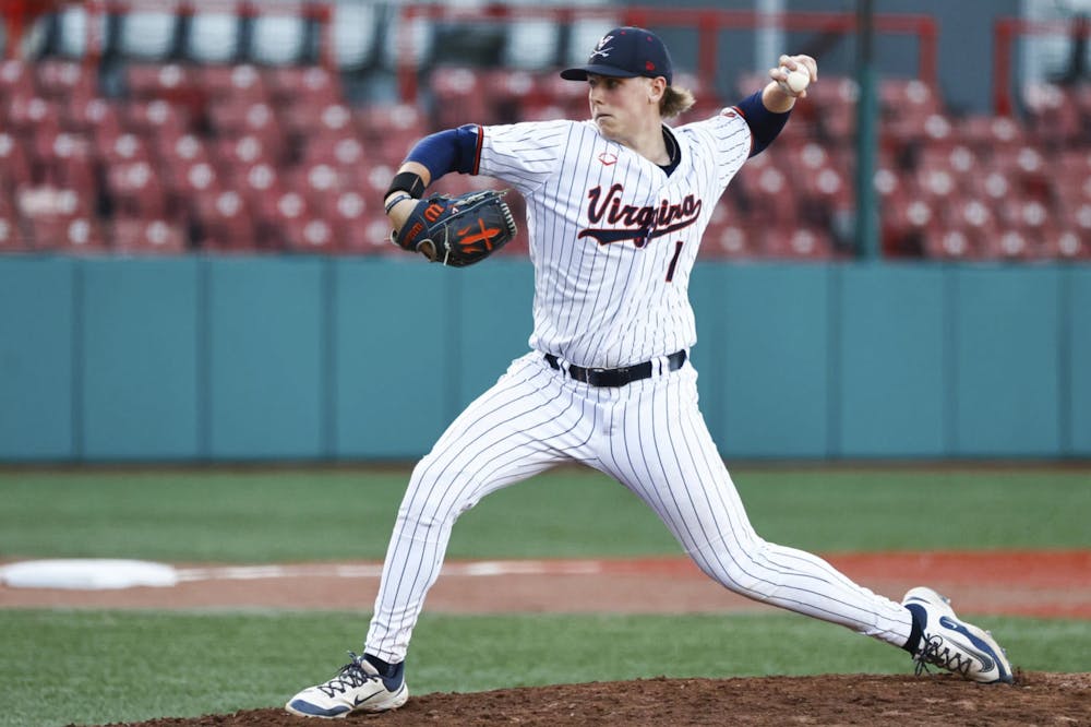 <p>Valincius recorded 10 strikeouts in his Virginia debut.</p>