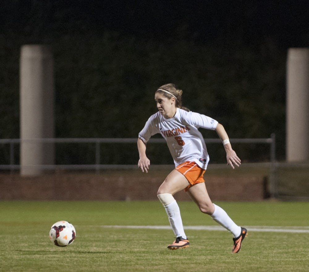 	Junior midfielder Morgan Brian leads the Cavaliers in points, with 12 goals and 14 assists