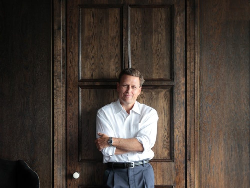 Bestselling author and U.Va. Law alumnus David Baldacci spoke at the Omni Hotel on March 20th for Virginia Festival of the Book.