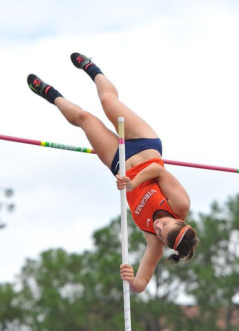 Bridget Guy broke the program record in the pole vault Friday at the UVA Quad. Virginia won the meet Friday and impressed at the&nbsp;Lou Onesty/Milton G. Abramson Invitational Saturday.