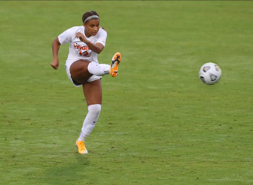 Junior defender Claire Constant lifted the Cavaliers to a 1-0 shutout with a golden goal in the 94th minute.