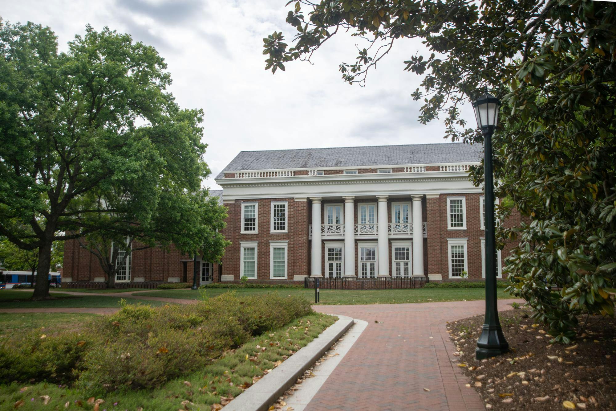 Monroe Hall, photographed May 2.