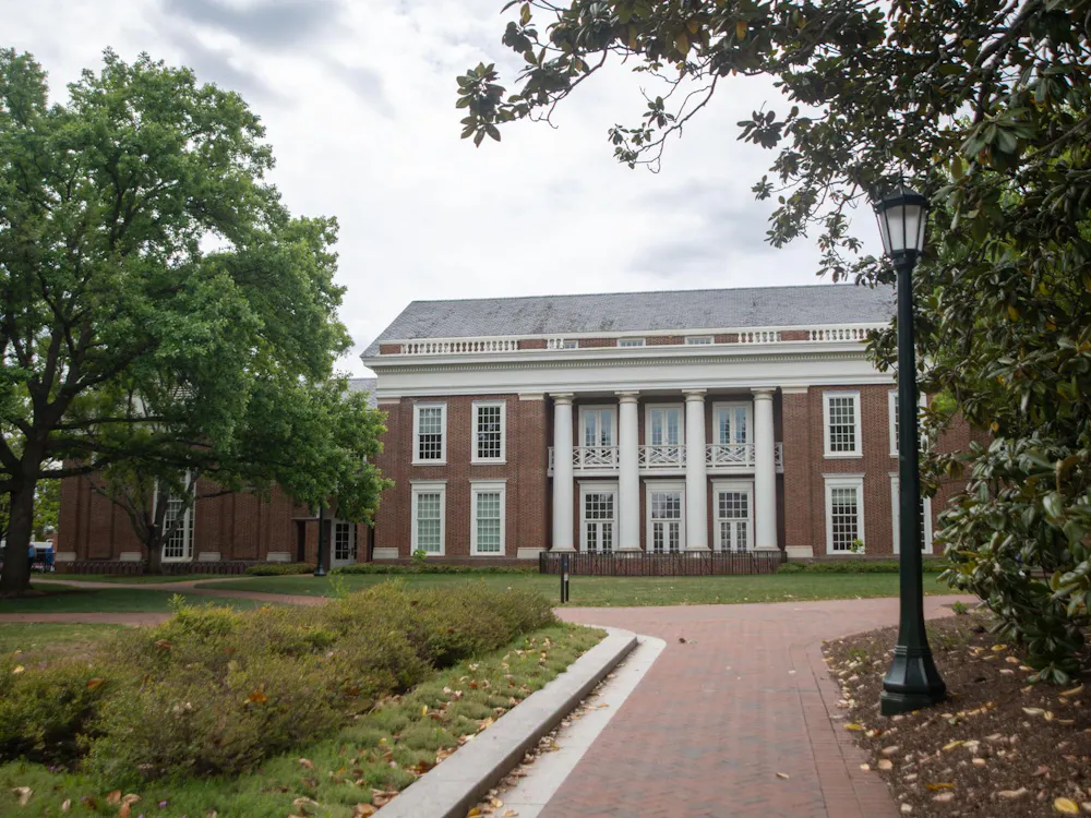 Monroe Hall, photographed May 2.