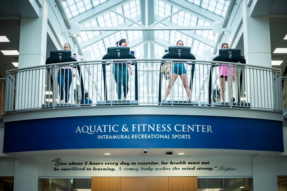 The Aquatic and Fitness Center is home to a multitude of different types of people