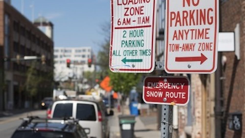 The City will be testing a different system of parking around the Downtown Mall between September 5, 2017, and March 5, 2018.