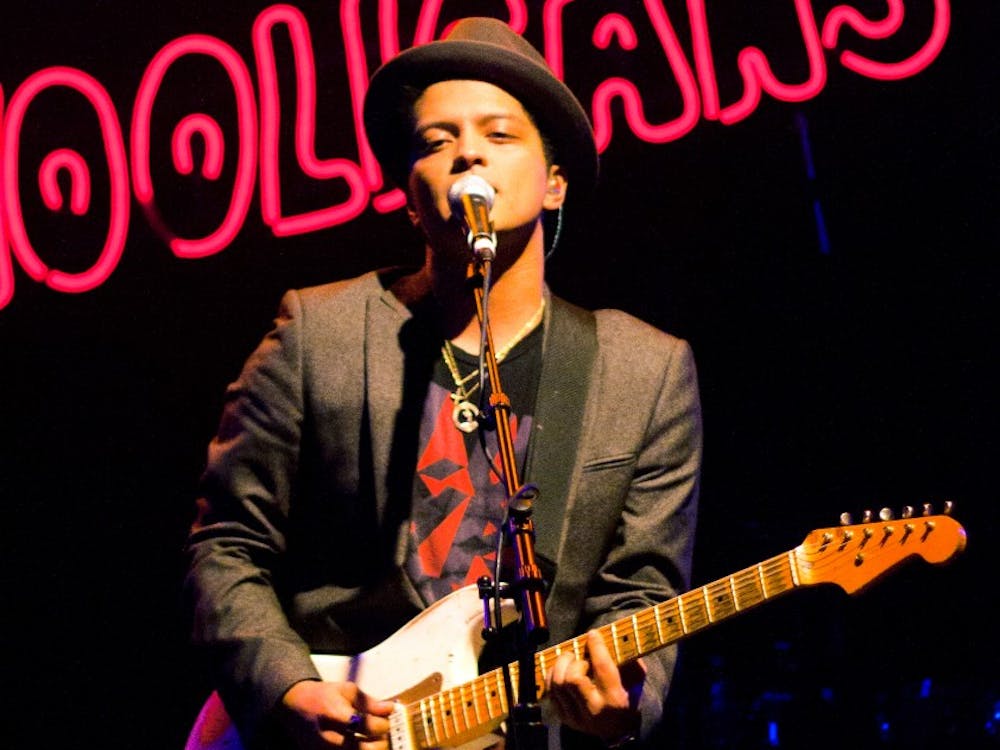 Bruno Mars took home six Grammy Awards Sunday night. 