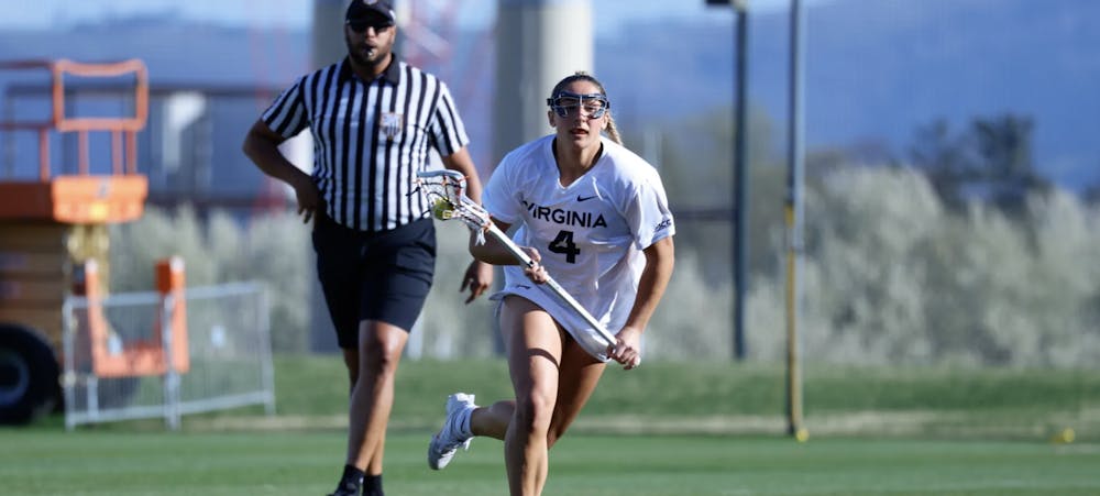 <p>Freshman attacker Jenna DiNardo poured in a career-high five goals Wednesday as the Cavaliers took down the Dukes.&nbsp;</p>