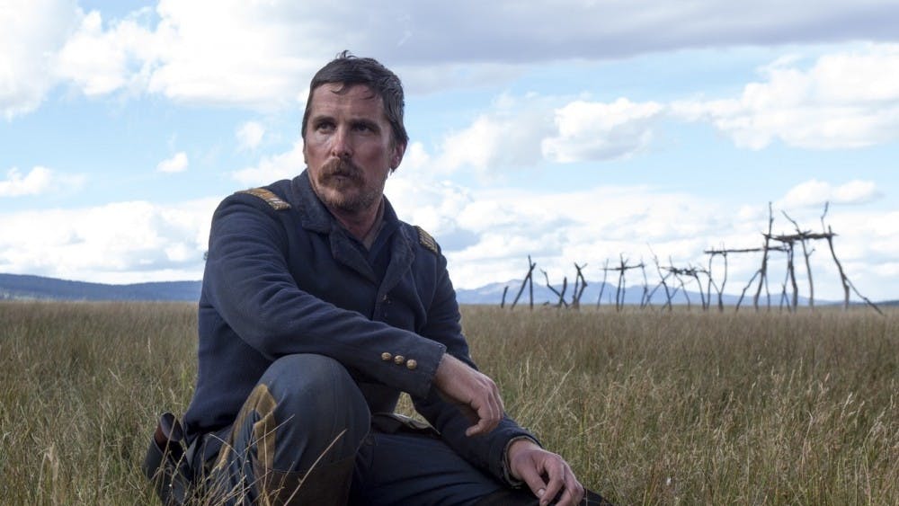 “Hostiles” stars Christian Bale embodies romanticized virility as the strong, silent Joseph Blocker — a racially intolerant captain.