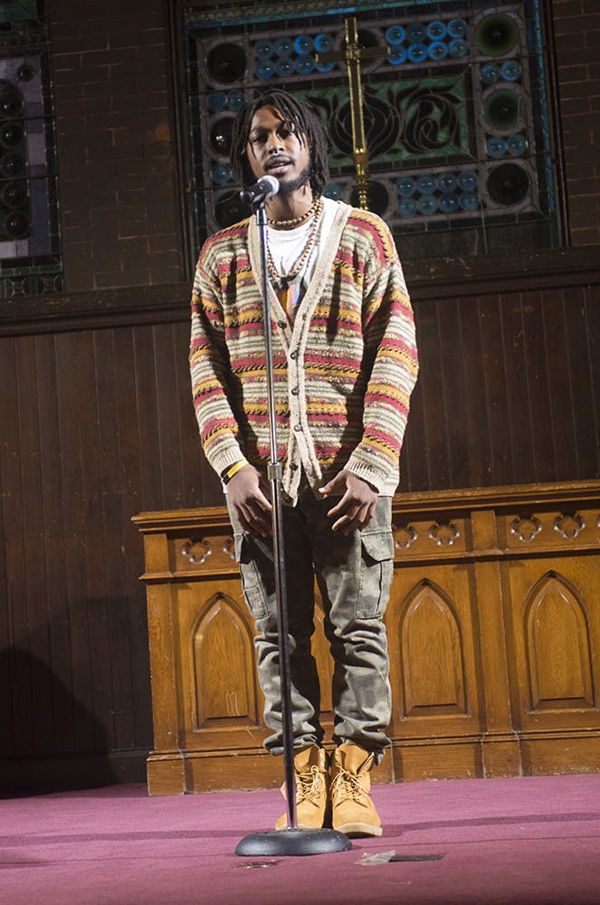 Good Clear Sound&nbsp;performed a series of slam poems discussing childhood experiences, gender identity and romance. Other poems focused on their the black experience in America and spoke about the group’s feelings regarding stereotyping, discrimination and gentrification.