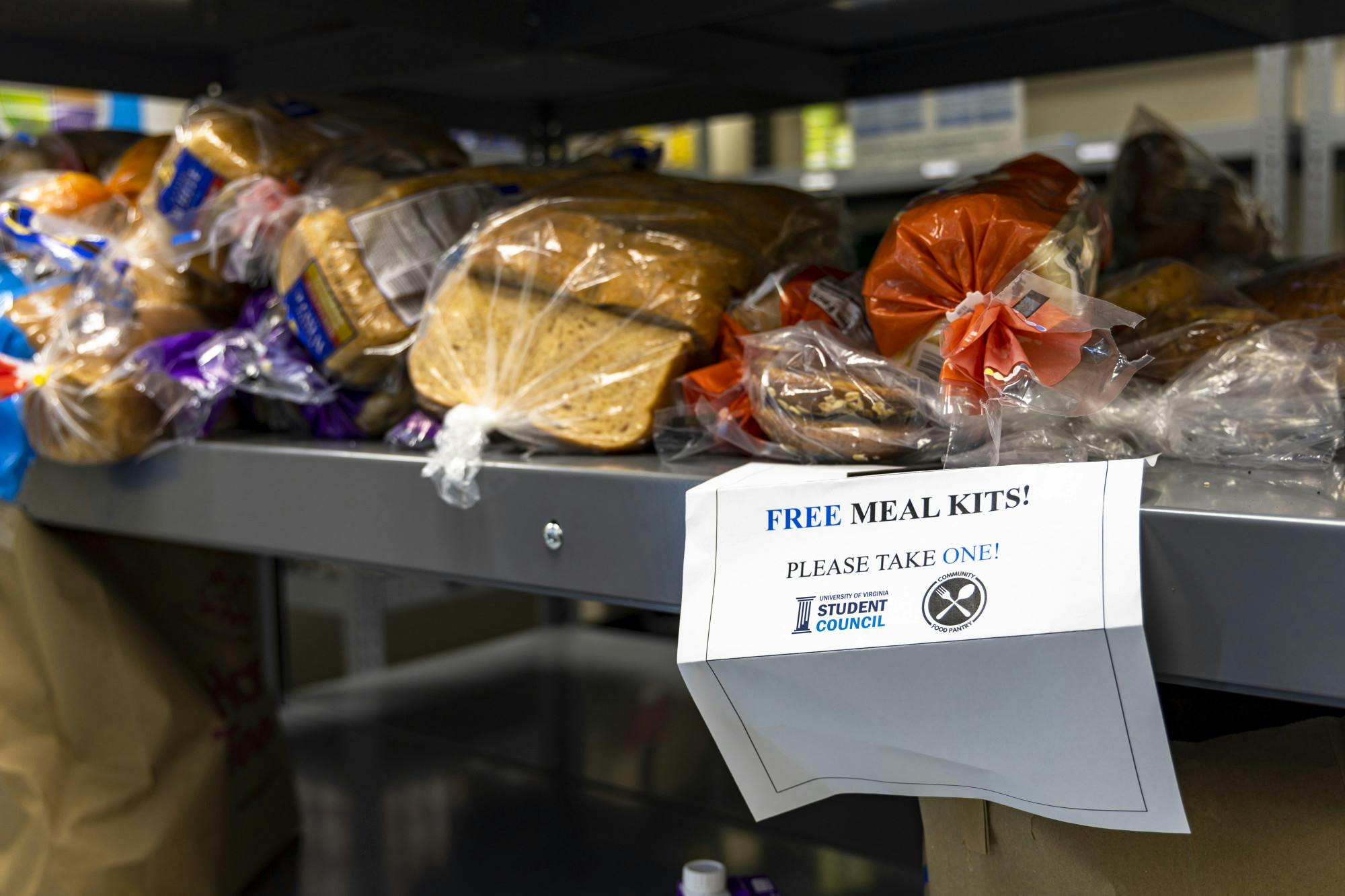 This year, Student Council has partnered with the U.Va. Community Food Pantry to distribute free Thanksgiving meal kits to students. 