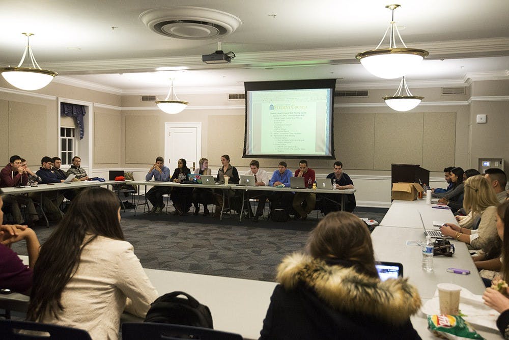 <p>Student Council heard a presentation from Bryanna Miller on the BSA proposal. </p>