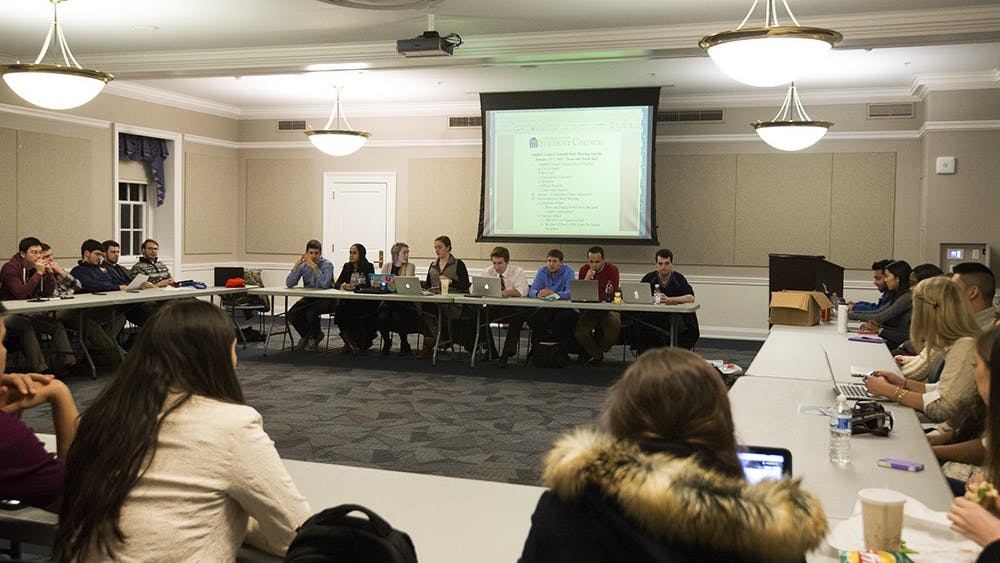 Student Council heard a presentation from Bryanna Miller on the BSA proposal.