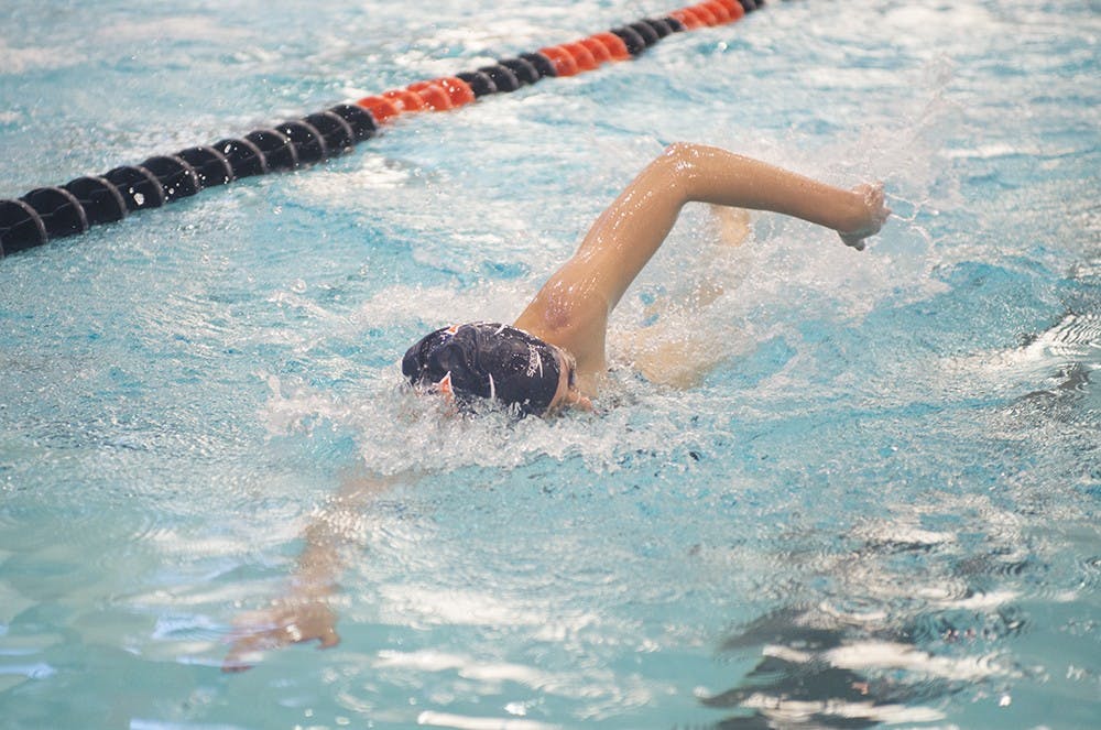 <strong>Junior Leah Smith won two events in Ann Arbor this weekend.</strong><br />