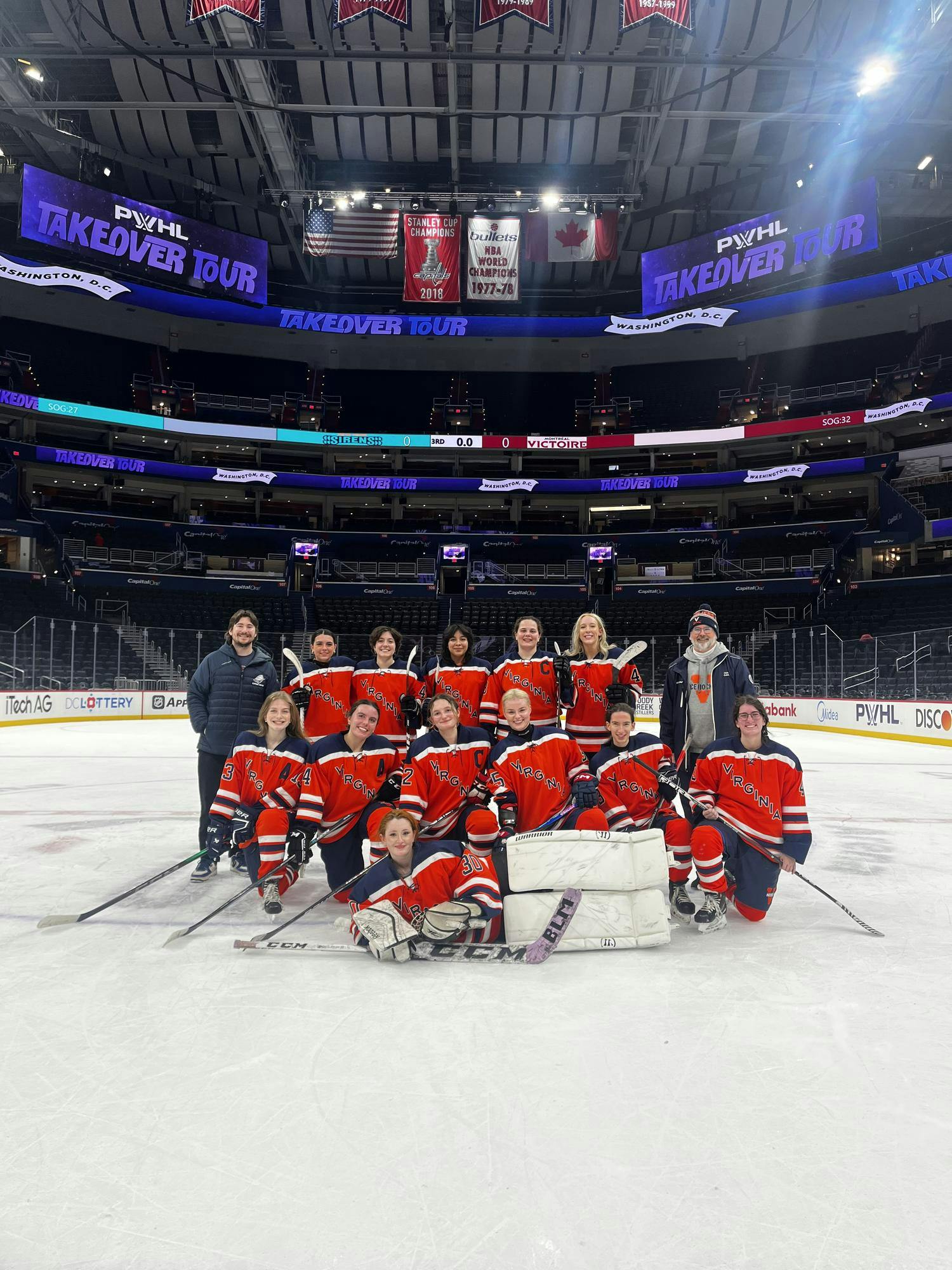 Virginia women's ice hockey saw an opportunity to play at a major venue, and the Cavaliers took it, playing for a program record crowd.