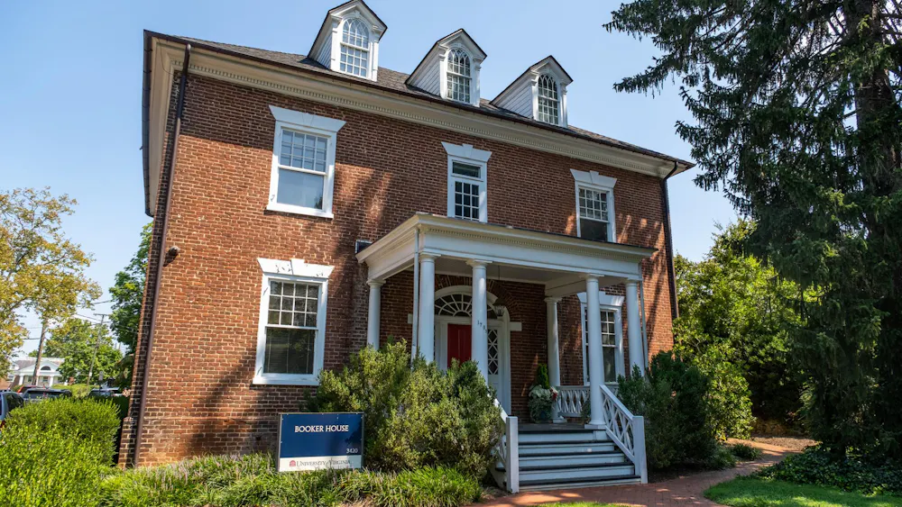Booker House, which holds the office of the executive vice president and provost, photographed Aug. 26, 2022.