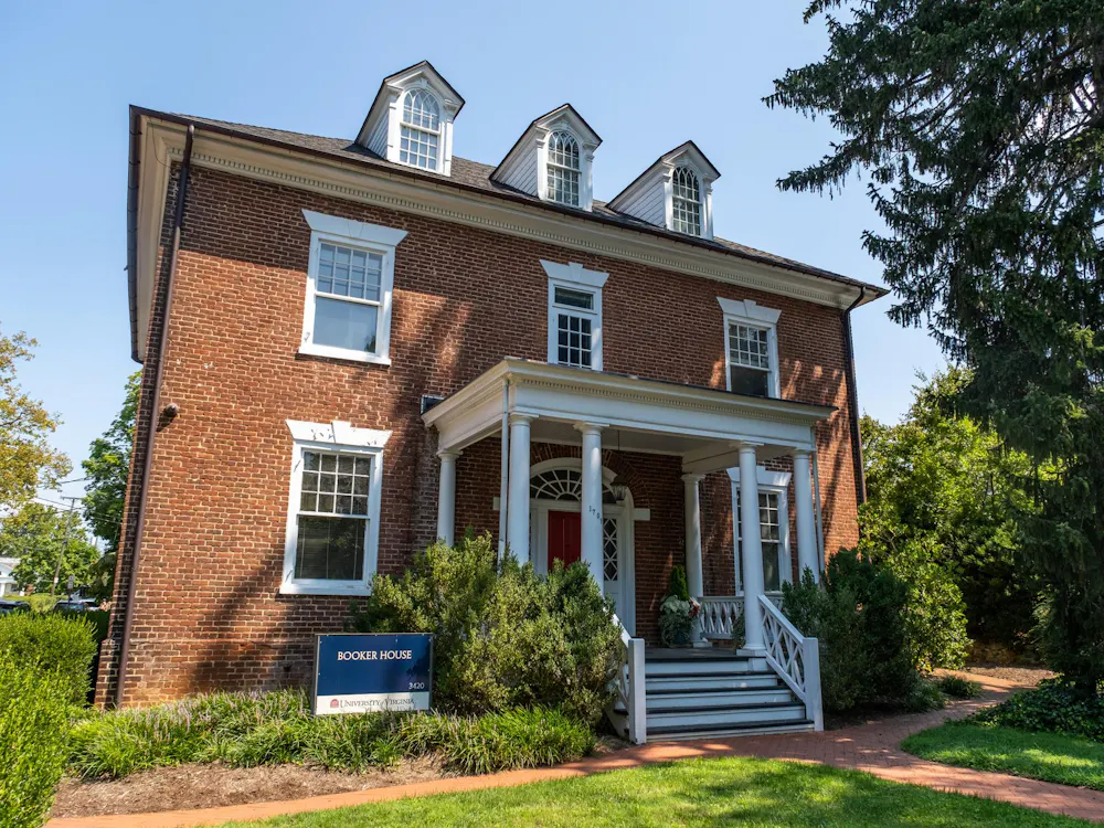Booker House, which holds the office of the executive vice president and provost, photographed Aug. 26, 2022.