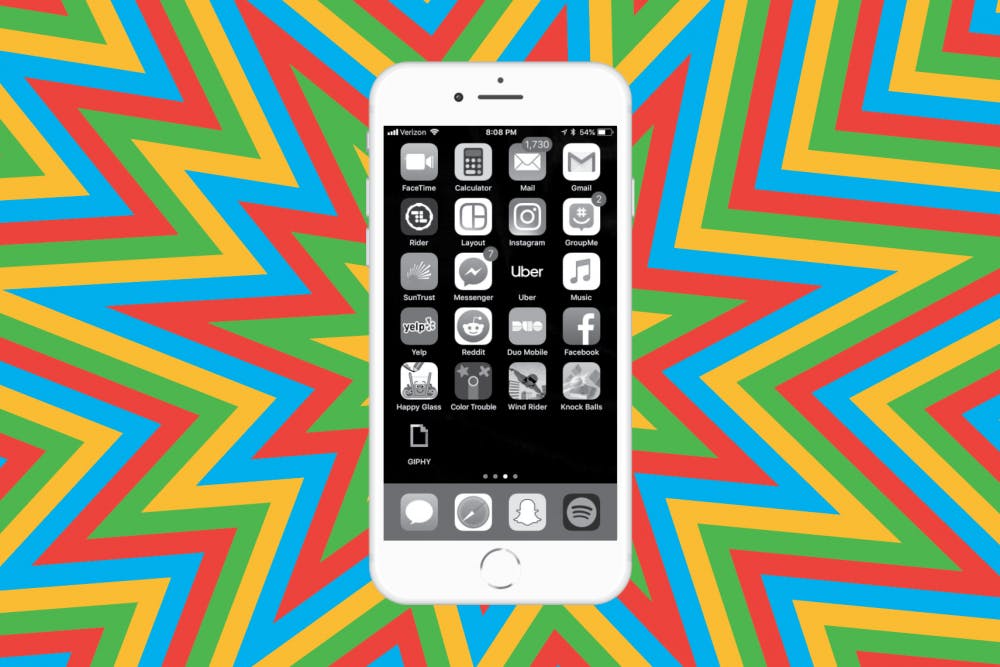 <p>After staring at your phone in grayscale, looking up at the real world of vibrant colors can produce a momentary surprise.&nbsp;</p>