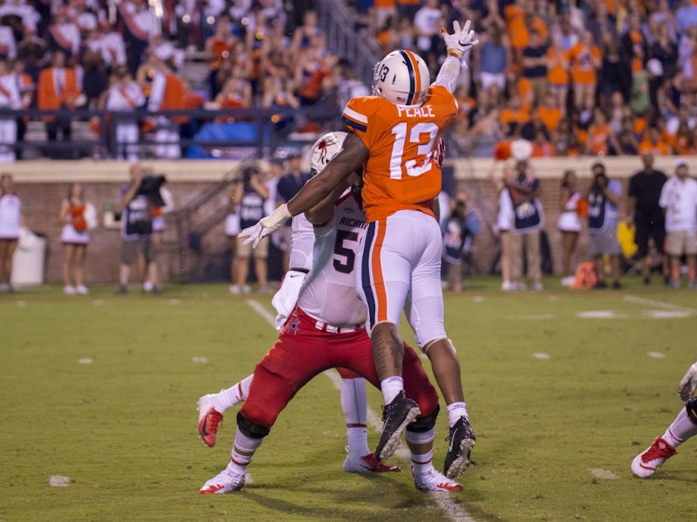 Senior outside linebacker and captain Chris Peace led all linebackers in the ACC last year in sacks (seven and a half) and started all thirteen games.