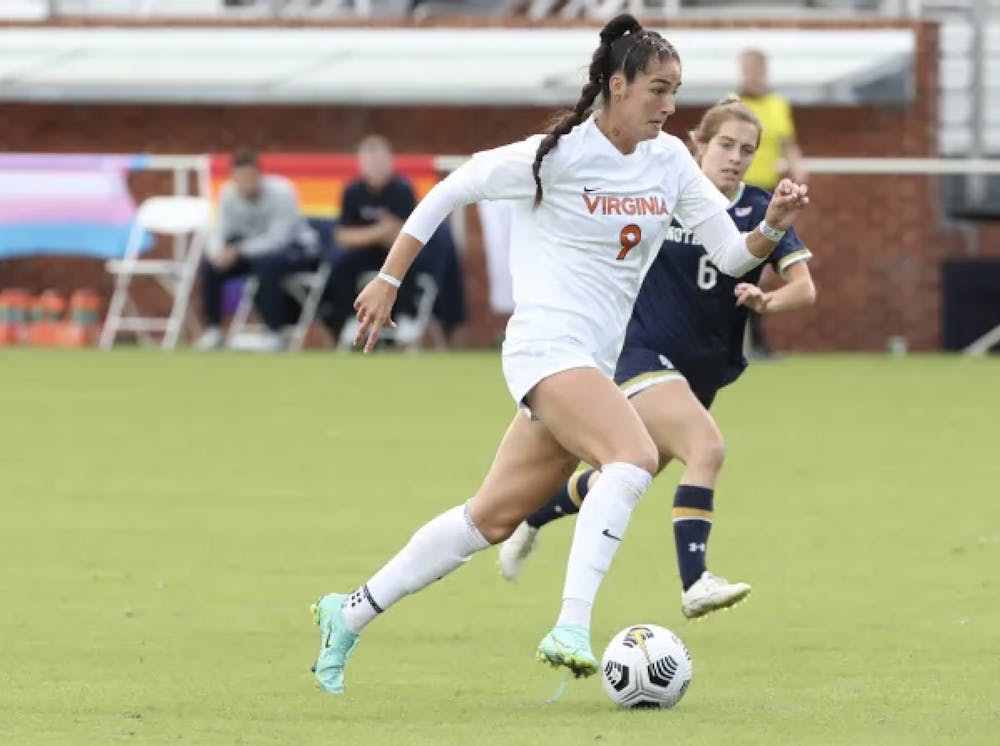 <p>Junior forward Diana Ordoñez has been one of the key players for Virginia throughout the regular season.&nbsp;</p>