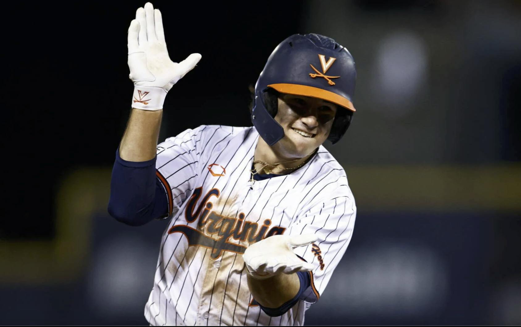 Aidan Teel's sharp hit was enough for James Nunnallee to score from first base.