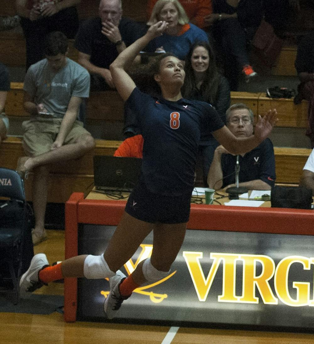 <p>Senior outside hitter Tori Janowski posted back-to-back double-doubles as Virginia scored weekend wins against the Tigers and Cardinals. She leads the Cavaliers with 293 kills on the season. </p>