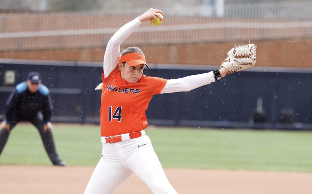 <p>Senior Eden Bigham helped lead the Cavaliers to their 25th win of the season.</p>