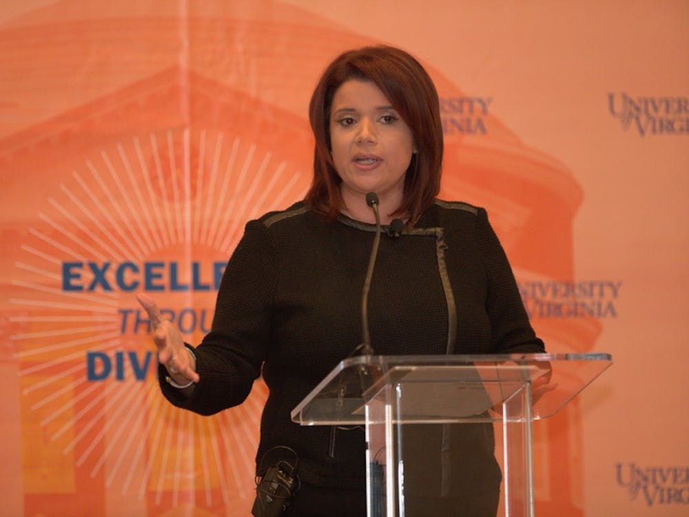 CNN analyst Ana Navarro was the fifth speaker of the Excellence Through Diversity Distinguished Learning Series.&nbsp;