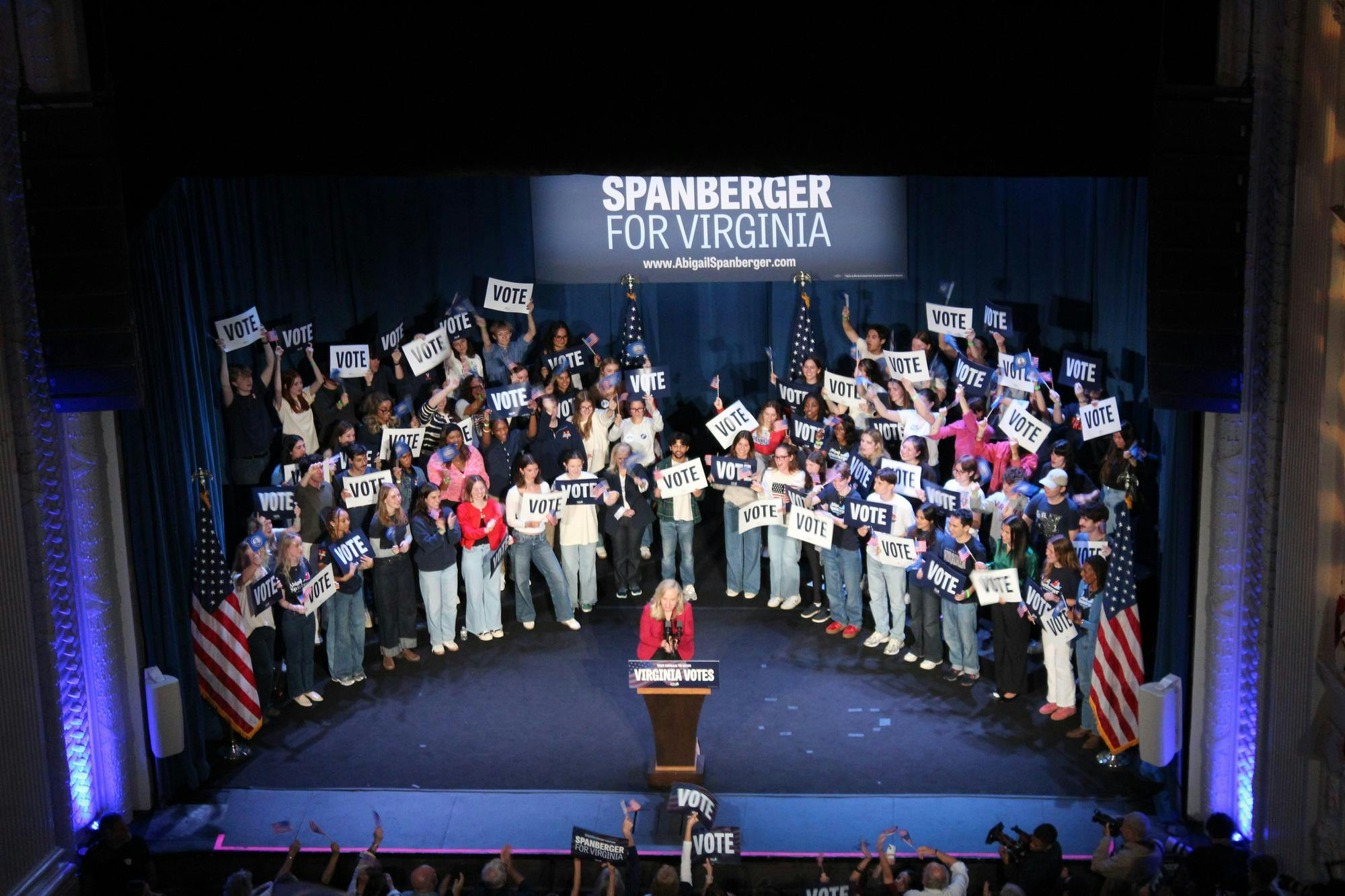 Gov. Abigail Spanberger visited the University, Oct. 21, 2025.