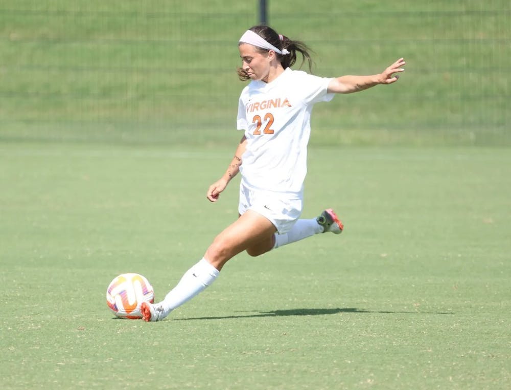 <p>Junior midfielder Lia Godfrey netted the Cavaliers' second goal of the day, sealing the win for Virginia.</p>