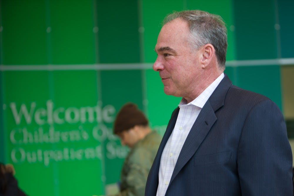 <p>Kaine has had an extensive career in Virginia politics, beginning with his election to the Richmond City Council in 1994.</p>