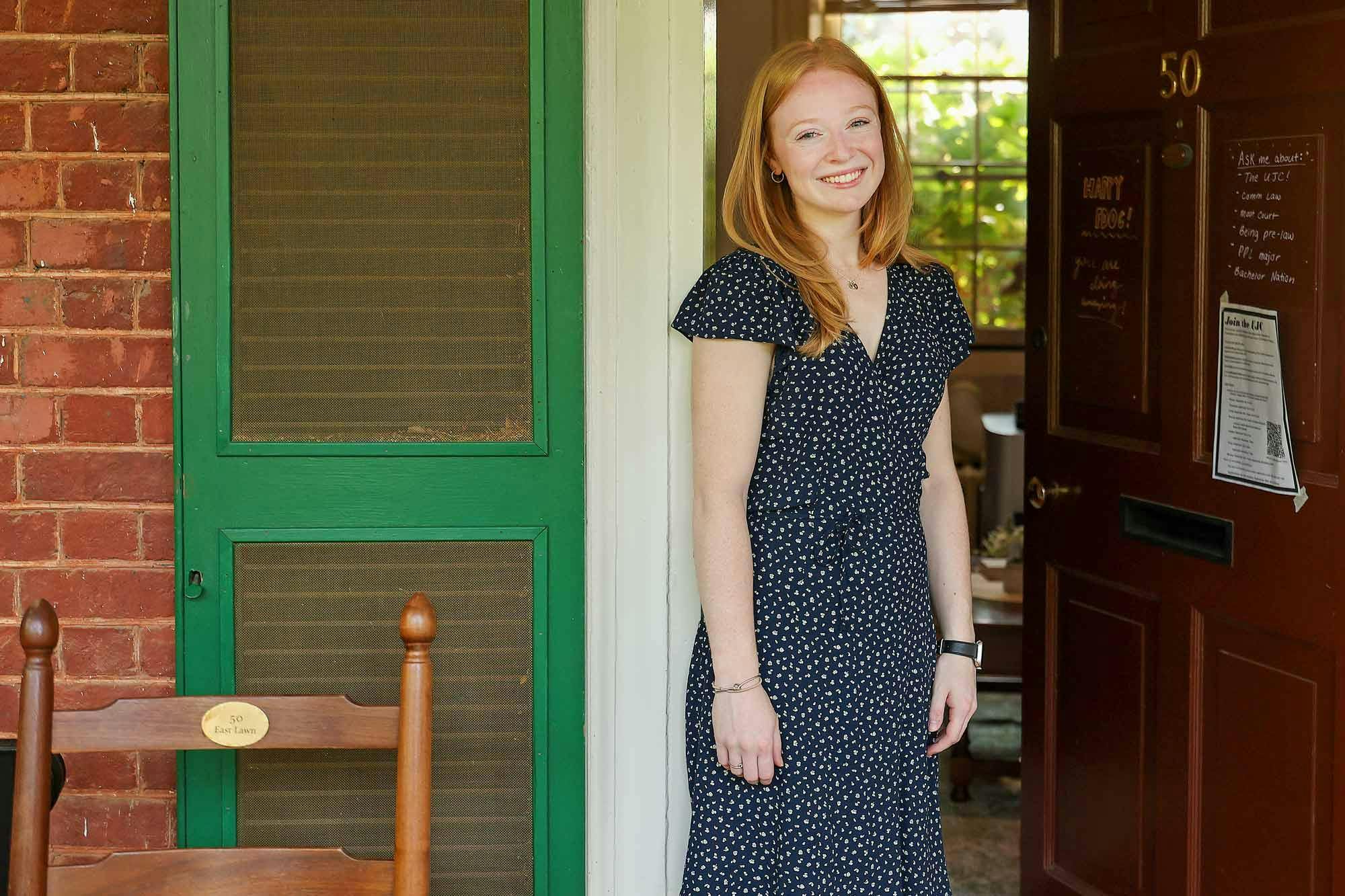 Allison McVey, former UJC chair and fourth-year College student.