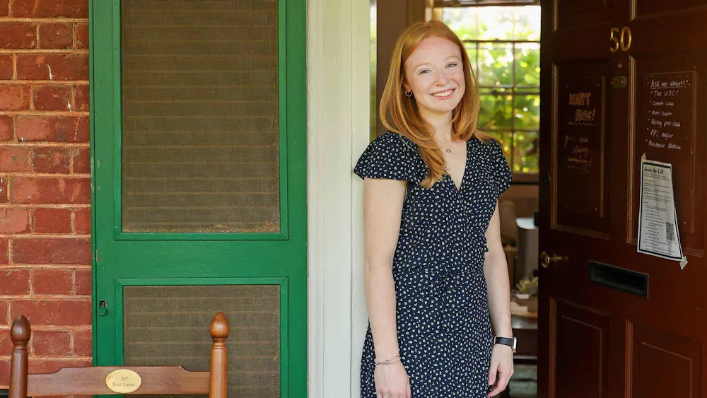 Allison McVey, former UJC chair and fourth-year College student.