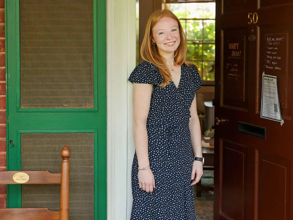 Allison McVey, former UJC chair and fourth-year College student.