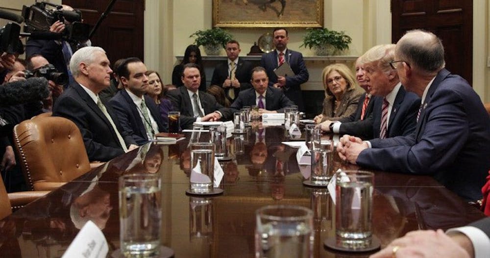 The current administration discusses the American Health Care Act, a proposed replacement for the Affordable Care Act.