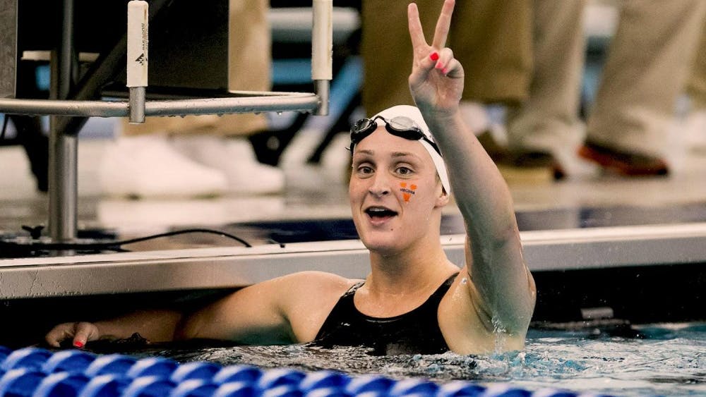 Despite senior Leah Smith&nbsp;winning the 500 free ACC title for the fourth-straight year, Virginia finished second place.