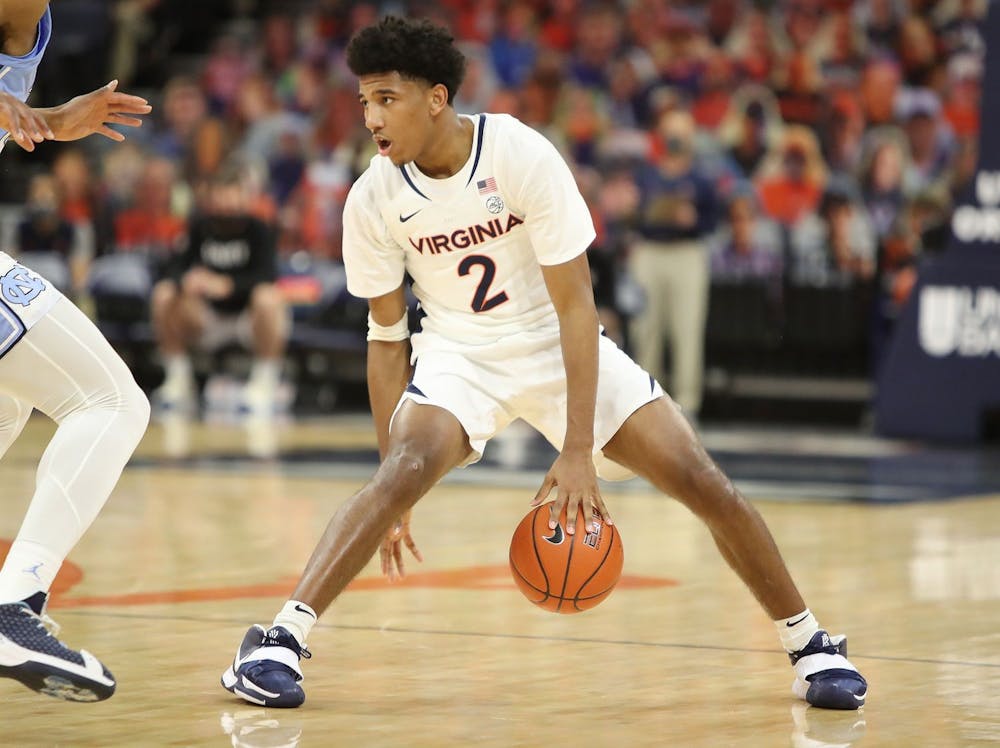 <p>Freshman guard Reece Beekman's three-pointer could not have come at a more crucial moment for Virginia.&nbsp;</p>