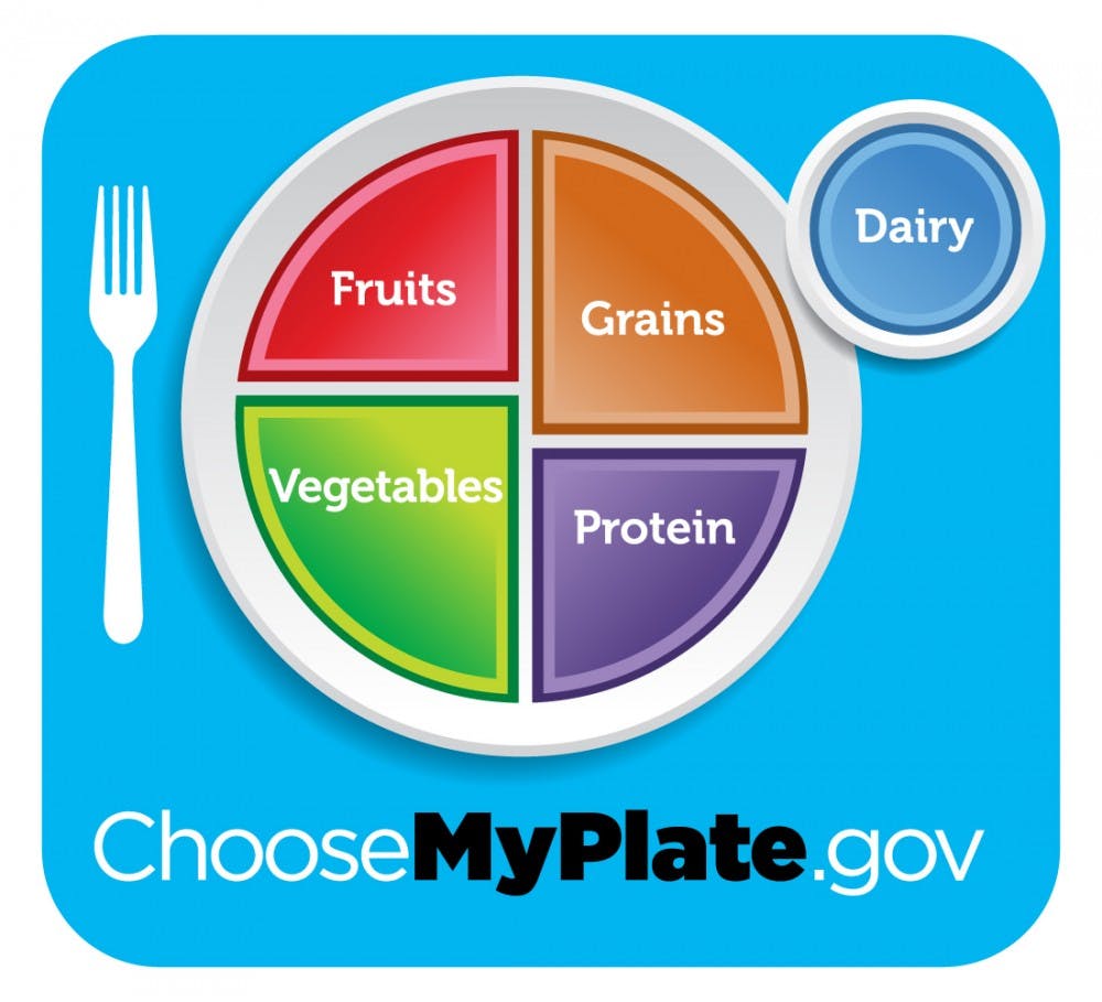 <p>Food plate diagram replaces the food pyramid and offers a more individualized approach to dietary recommendations.</p>