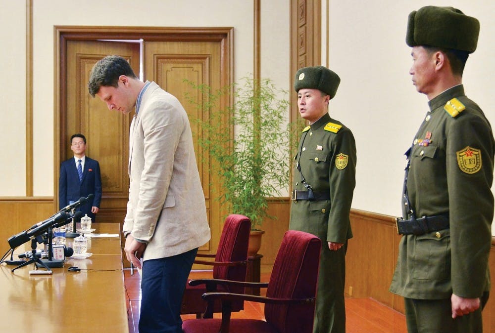 <p>Meeting with a leader who continues to deny the intentional murder of Warmbier sends the signal that the United States both excuses Kim’s human rights violations and legitimizes his authoritarian rule.</p>