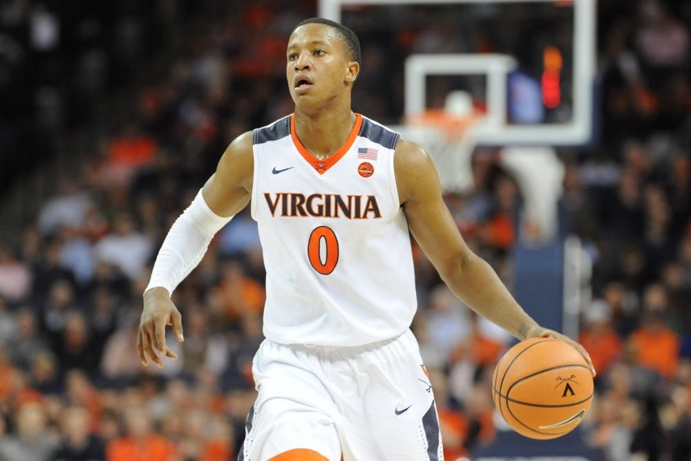 <p>Senior Devon Hall will look to lead his team to victory against Virginia Tech Saturday night.</p>