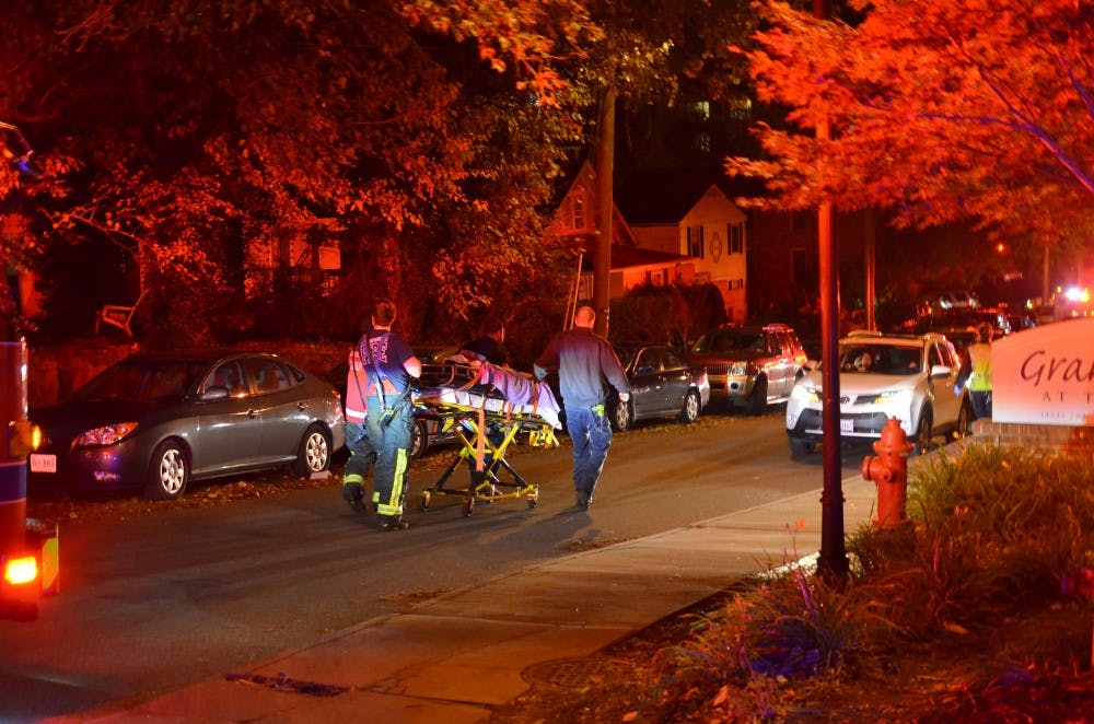 At least one individual was wounded near 15th Street NW Saturday night.