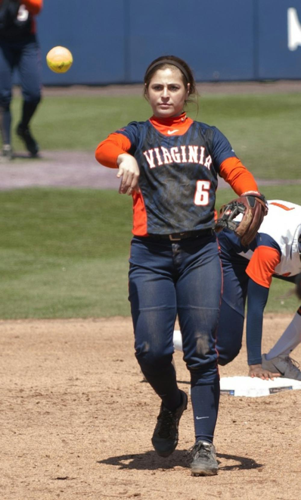 Freshman shortstop Allie Arneson hit a solo homerun in Virginia's opening win Saturday. The Cavaliers lost the next two games against Syracuse to drop the series.